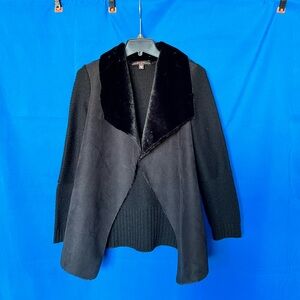 Faux fur Sweater Jacket